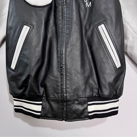 STADIUM by Stadium Good Number #8 Lucky 100% Leather Jacket MSRP$525 - Picture 4 of 16